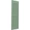 Ekena Millwork 12W x 77H Americraft Two Equal Louver Exterior Real Wood Shutters, Track Green, PR RW101LV12X77TGH - alternate 6